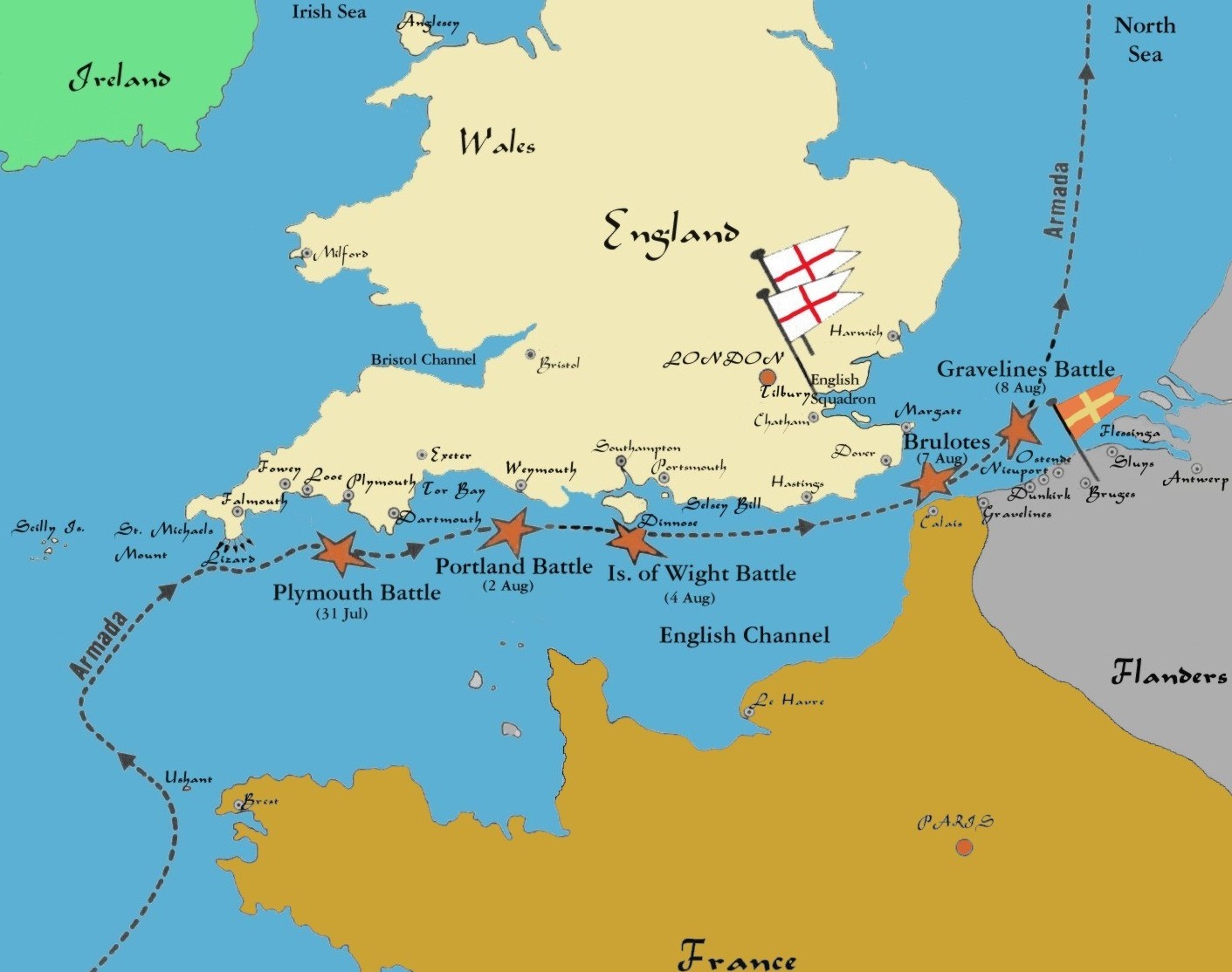 Dinge En Goete Things And Stuff This Day In History Jul 29 1588 