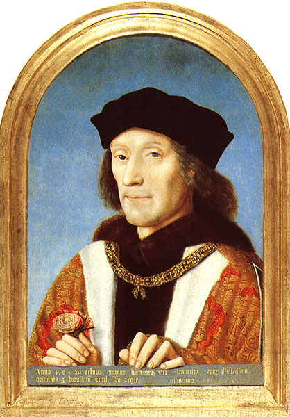 tudors king henry. Henry Tudor by Michael Sittow